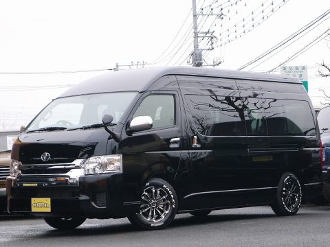 特設カラー　202　ブラック　新車ハイエースワゴン　グランドキャビン　入庫！！